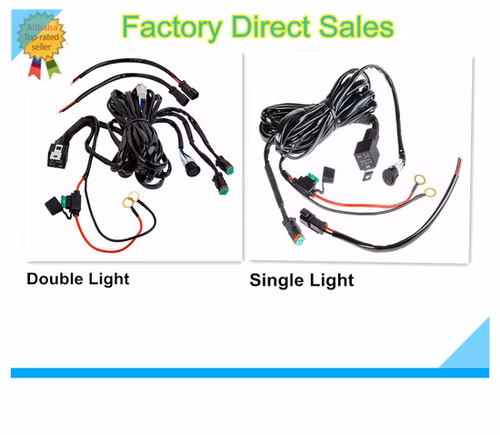 Cablaggio del kit per auto universale per faro da lavoro a LED