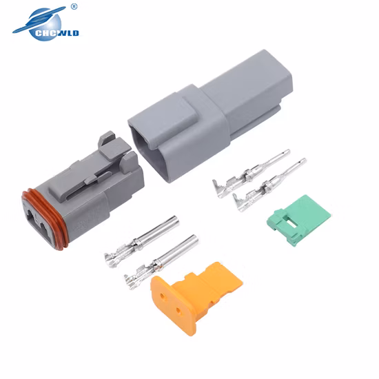 Alta qualità Deutsch Dt Dt04 Dt06 Connettore automatico Spina 2 3 4 6 8 12 pin Maschio e femmina Cablaggio impermeabile Cavo terminale elettrico per auto Connettore automobilistico